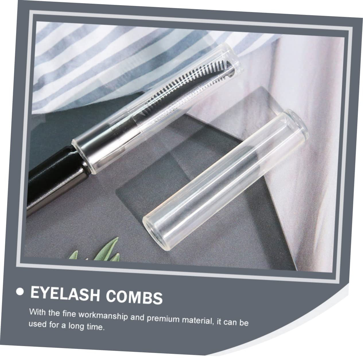 12Pcs Portable Eyelash Brush for Women Soft Silicone Eyelash Makeup Tool for Natural Application and Grooming Performance for Makeup Enthusiasts