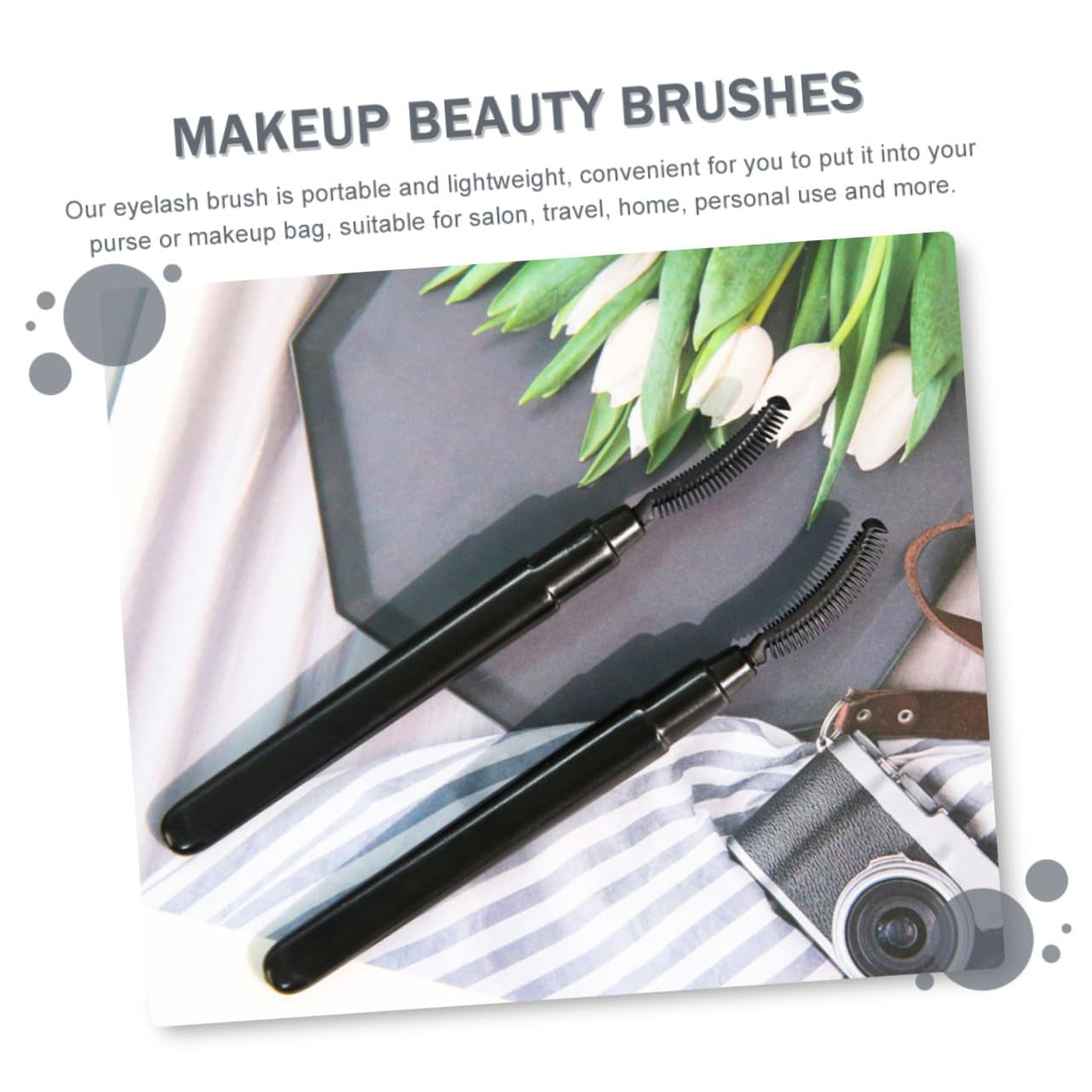 12Pcs Portable Eyelash Brush for Women Soft Silicone Eyelash Makeup Tool for Natural Application and Grooming Performance for Makeup Enthusiasts
