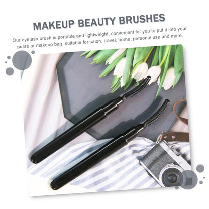 12Pcs Portable Eyelash Brush for Women Soft Silicone Eyelash Makeup Tool for Natural Application and Grooming Performance for Makeup Enthusiasts