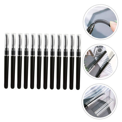 12Pcs Portable Eyelash Brush for Women Soft Silicone Eyelash Makeup Tool for Natural Application and Grooming Performance for Makeup Enthusiasts